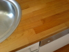 Arbeitsplatte / Küchenarbeitsplatte Massivholz Kirschbaum / Kirsche kgz 40/4100/650