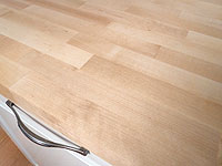 Arbeitsplatte / Küchenarbeitsplatte Massivholz Birke 40/4100/650