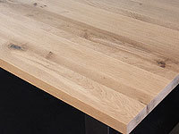 Tischplatte Massivholz Wildeiche / Asteiche DL 40/1600/900