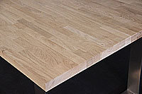 Tischplatte Massivholz Eiche kgz 40/2000/1000