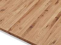 Massivholzplatte Möbelbau Wildeiche Eiche Rustikal 19mm 121x120 cm ab 75,50 €/qm 