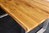Tischplatte Massivholz Wildeiche Baumkante DL 40 x diverse Längen x 1000 mm