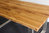 Tischplatte Massivholz Wildeiche Baumkante DL 40 x diverse Längen x 1000 mm