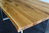 Tischplatte Massivholz Wildeiche Baumkante DL 40/1800/900 mm