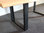 Untergestell / Kufenbein / Tischbein Stahl schwarz lackiert mit Befestigungsplatte
