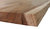 Tischplatte Massivholz Saman Baumkante DL 40/2000/1000 mm